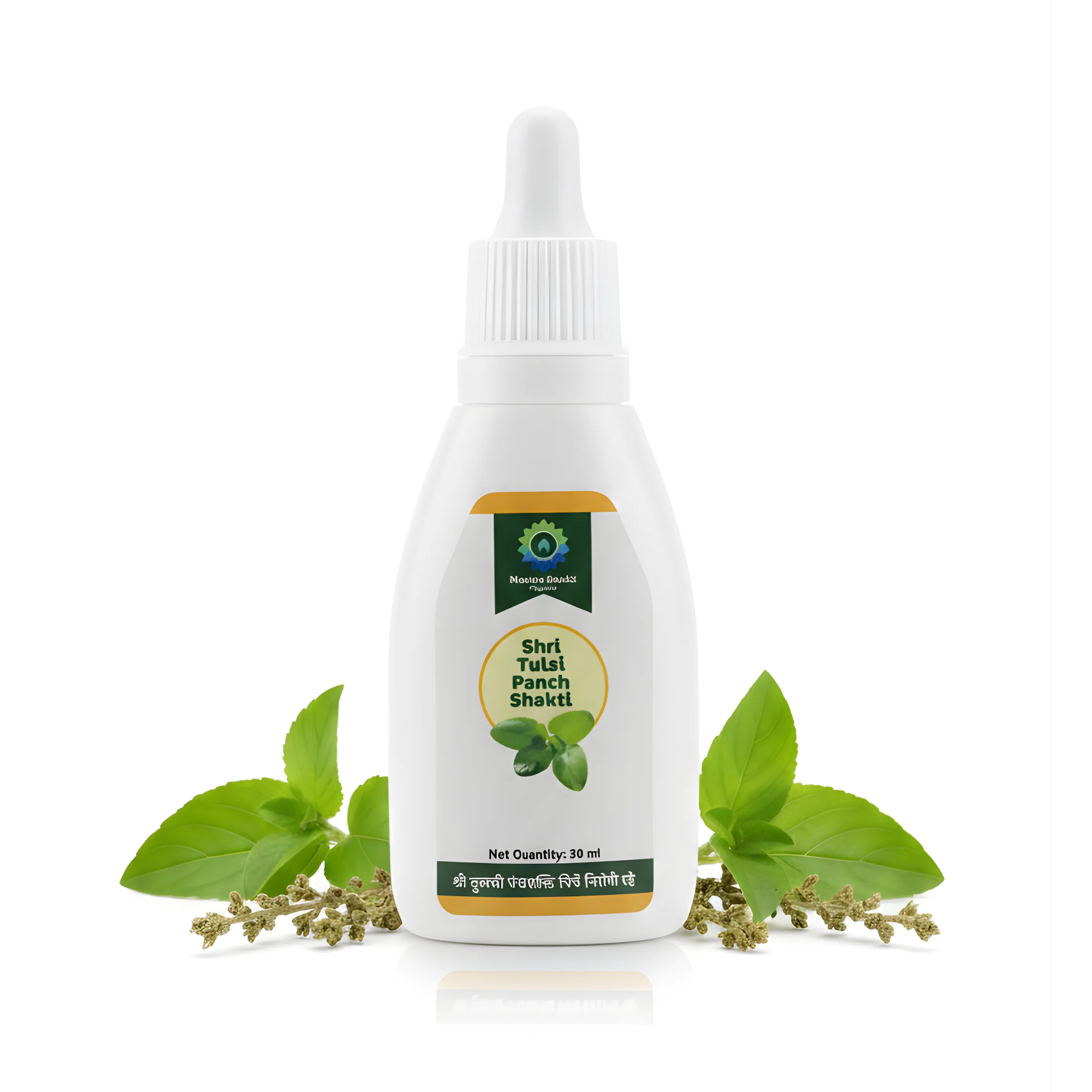 Shri Tulsi Panch Shakti Drops MantraShakti Organic – Natural Immunity & Wellness Support (30ml)