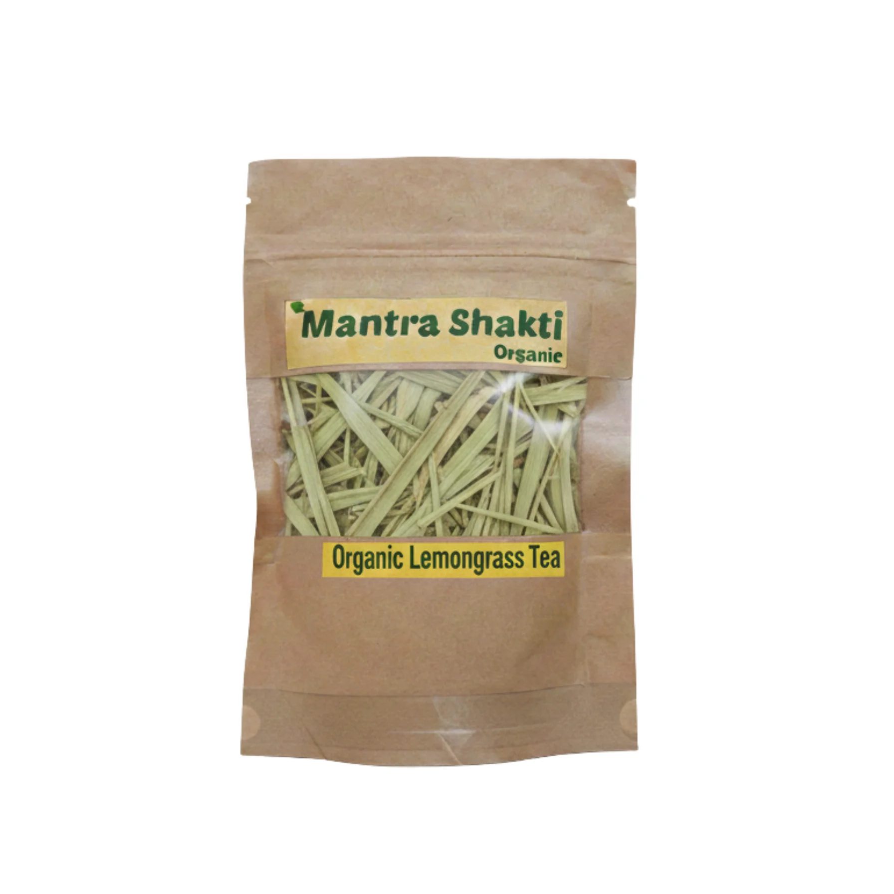 MantraShakti Organic Lemongrass Tea – Natural Detox & Immunity Herbal Drink (100g)